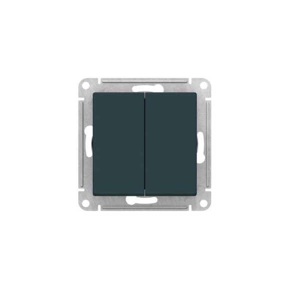 Переключатель перекрестный Systeme Electric 2-клавишный AtlasDesign 2хсх.7 10АХ механизм изумруд. SE ATN000873 Переключатель перекрестный Systeme Electric 2-клавишный AtlasDesign 2хсх.7 10АХ механизм изумруд. SE ATN000873