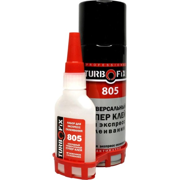 Двухкомпонентный цианокрилатный клей Turbofix 125 гр+400 мл TF-400 Двухкомпонентный цианокрилатный клей Turbofix 125 гр+400 мл TF-400