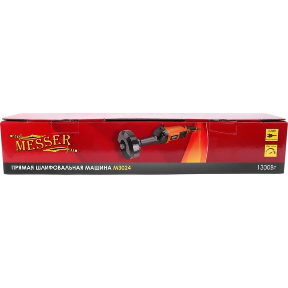 Прямая шлифовальная машина MESSER M3024 1300 Вт, М14, 5000 об/мин 10-33-024 Прямая шлифовальная машина MESSER M3024 1300 Вт, М14, 5000 об/мин 10-33-024