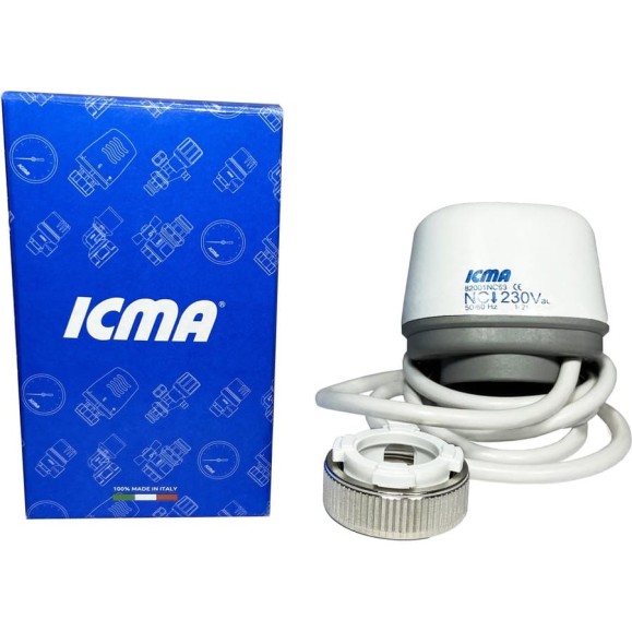 Сервопривод электротермический ICMA S.P.A. «on-off», Норм.Закр., 220В, 30x1.5 980 82980NC53