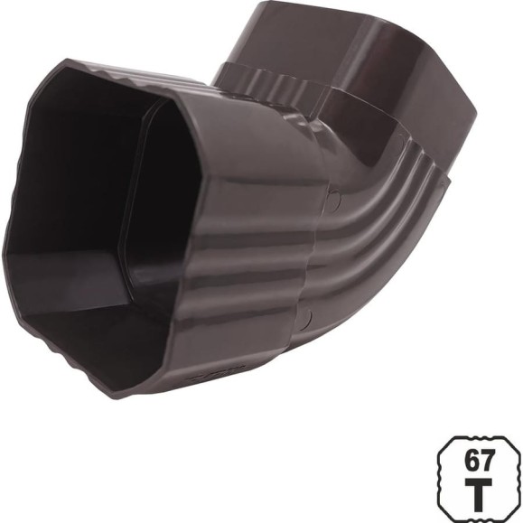 Отвод VN 67x67, U110x67, коричневый TBB Отвод VN 67x67, U110x67, коричневый TBB