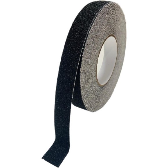 Противоскользящая лента Safetygrip anti slip tape, крупная зернистость 60 grit, 25 мм х 18.3 м, цвет: черный PVC-AST-25X18-BLA Противоскользящая лента Safetygrip anti slip tape, крупная зернистость 60 grit, 25 мм х 18.3 м, цвет: черный PVC-AST-25X18-BLA