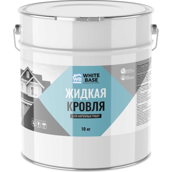 Жидкая кровля WHITEBASE 10 кг GKWB10 Жидкая кровля WHITEBASE 10 кг GKWB10