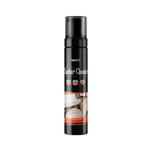Деликатный очиститель кожи с антибактериальным эффектом Megvit 250 мл Leather Cleaner 250 Деликатный очиститель кожи с антибактериальным эффектом Megvit 250 мл Leather Cleaner 250