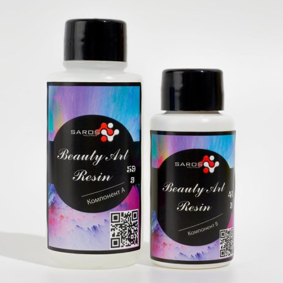 Комплект Saros Polymer Beauty Art Resin 0,1 кг в коробе 002001 Комплект Saros Polymer Beauty Art Resin 0,1 кг в коробе 002001