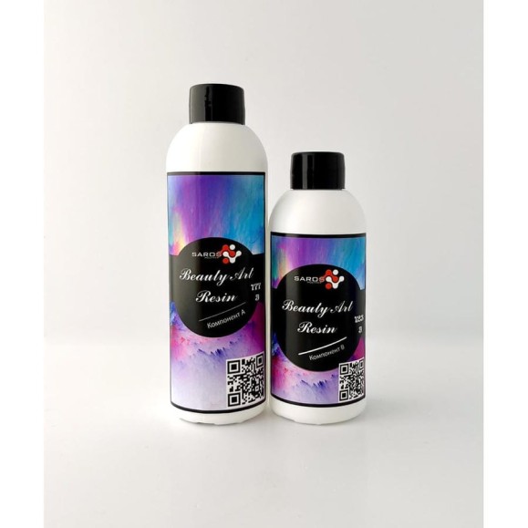 Комплект Saros Polymer Beauty Art Resin 0.3 кг в коробе 002002 Комплект Saros Polymer Beauty Art Resin 0.3 кг в коробе 002002