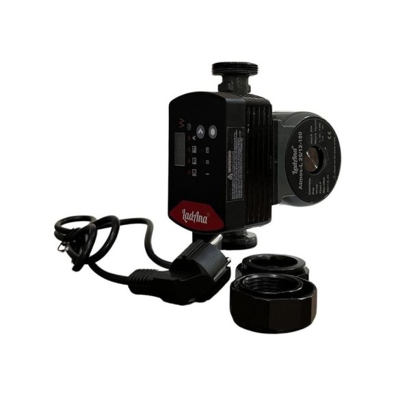 Циркуляционный интеллектуальный насос Atmos L LadAna 25/12-180 (кабель 1м, евровилка, комплект гаек) 260508007 260508006 Циркуляционный интеллектуальный насос Atmos L LadAna 25/12-180 (кабель 1м, евровилка, комплект гаек) 260508007 260508006