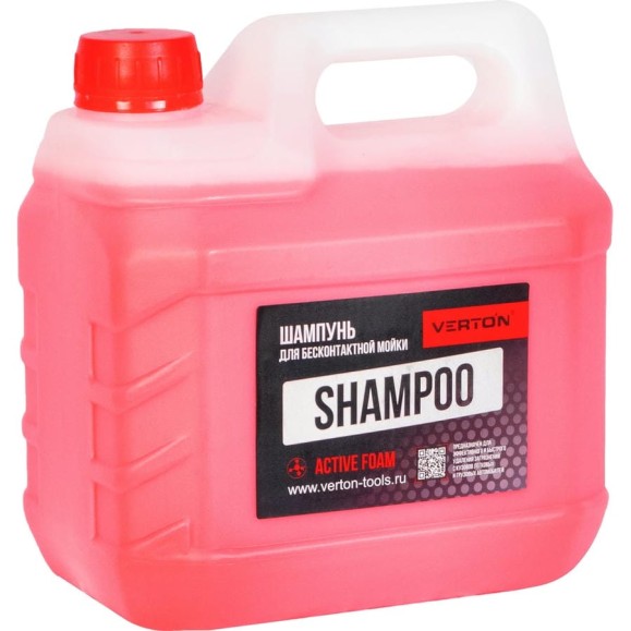 Шампунь Shampoo для бесконтактной мойки (цвет красный) 3 л VERTON 01.13826.16783