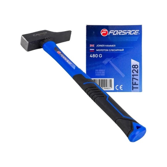 Молоток слесарный Forsage 480г F-TF7128(58365) Молоток слесарный Forsage 480г F-TF7128(58365)