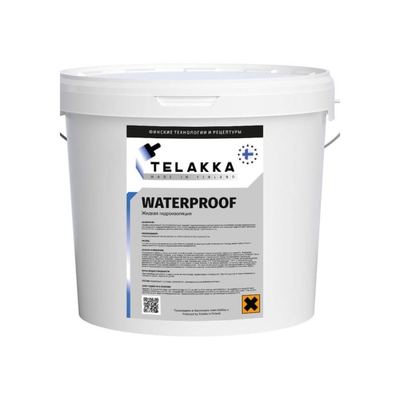 Жидкая гидроизоляция Telakka WATERPROOF 5кг 4631164230109 Жидкая гидроизоляция Telakka WATERPROOF 5кг 4631164230109