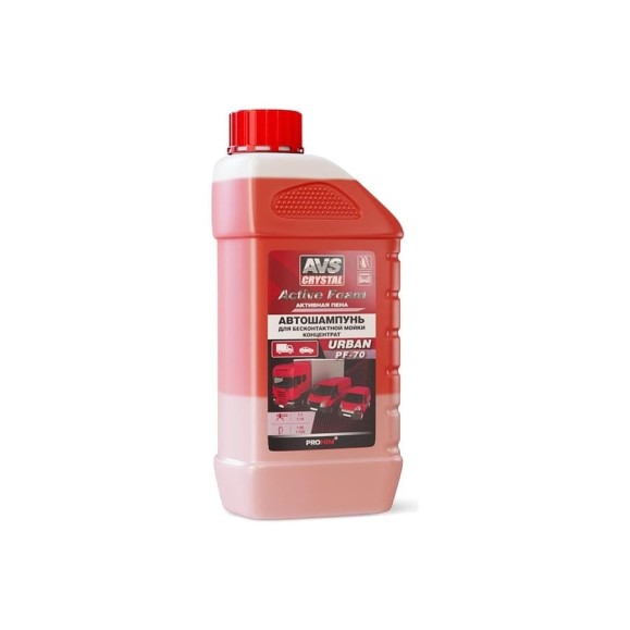 Автошампунь для бесконтактной мойки AVS Active Foam 1:7-10 PF-70 URBAN 1 л Прохим A07832S