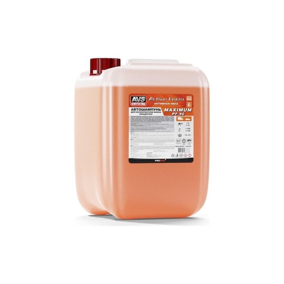 Автошампунь для бесконтактной мойки AVS Active Foam 1:9-12 PF-90 MAXIMUM 24 кг Прохим A07837S Автошампунь для бесконтактной мойки AVS Active Foam 1:9-12 PF-90 MAXIMUM 24 кг Прохим A07837S