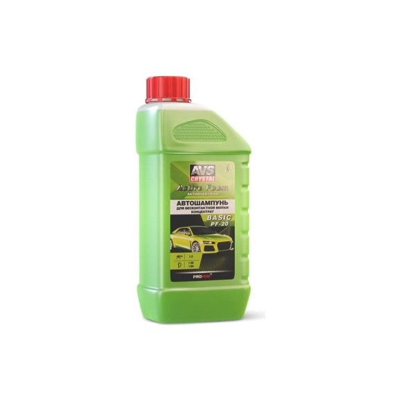 Автошампунь для бесконтактной мойки AVS Active Foam 1:2 PF-20 BASIC 1 л Прохим A07536S