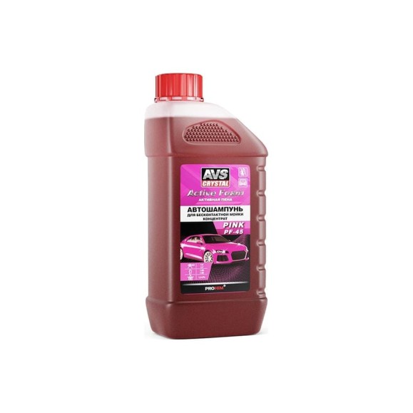 Автошампунь для бесконтактной мойки AVS Active Foam 1:4-7 PF-45 PINK 1 л Прохим A40013S