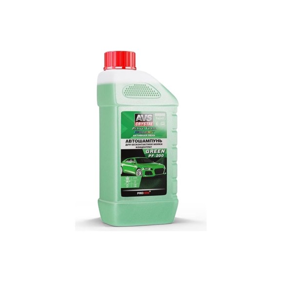 Автошампунь для бесконтактной мойки AVS Active Foam Brilliant 1:4-7 PF-200 GREEN 1 кг Прохим A40727S