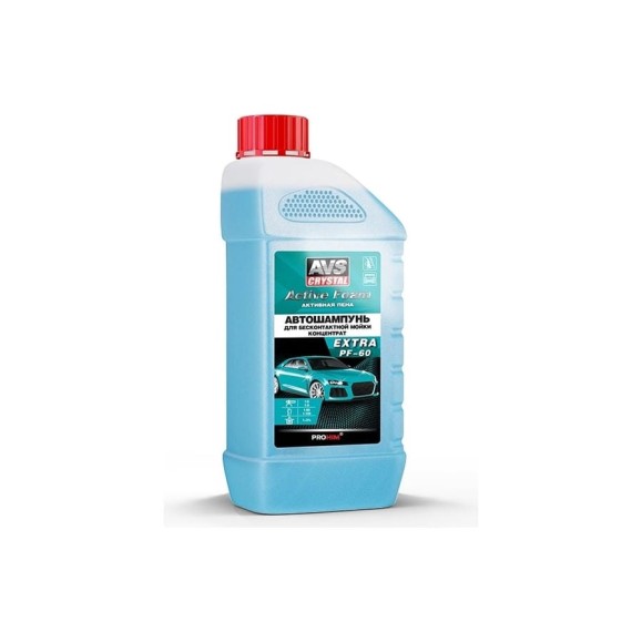 Автошампунь для бесконтактной мойки AVS Active Foam 1:6-9 PF-60 EXTRA 1 л Прохим A07588S Автошампунь для бесконтактной мойки AVS Active Foam 1:6-9 PF-60 EXTRA 1 л Прохим A07588S