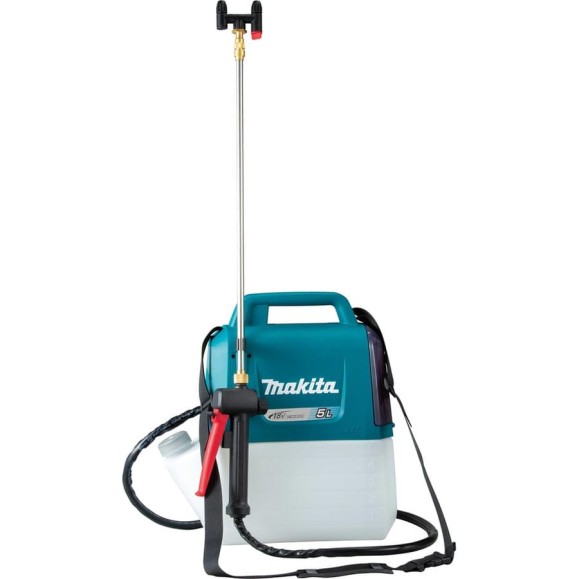 Опрыскиватель аккумуляторный Makita LXT 18 В, объем бака 5 л, 3 бар, форсунка двойная DUS054Z Опрыскиватель аккумуляторный Makita LXT 18 В, объем бака 5 л, 3 бар, форсунка двойная DUS054Z