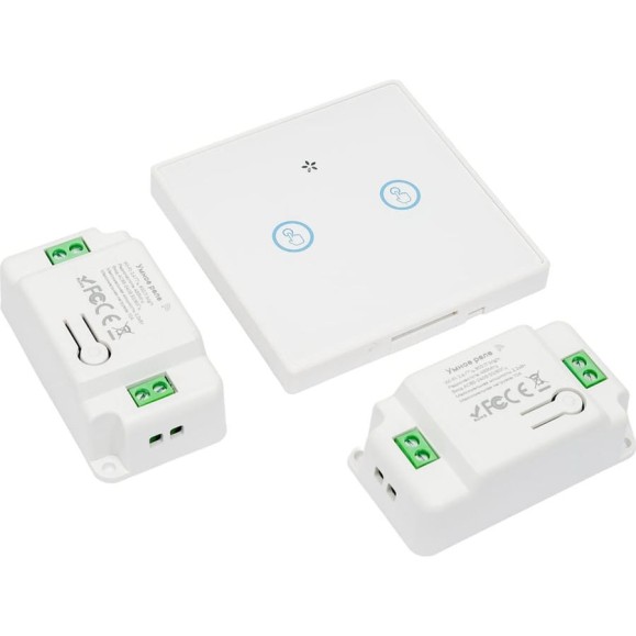 Умный белый беспроводной выключатель 2 клавиши SIBLING Powerlight-M2 00-01027403 Умный белый беспроводной выключатель 2 клавиши SIBLING Powerlight-M2 00-01027403