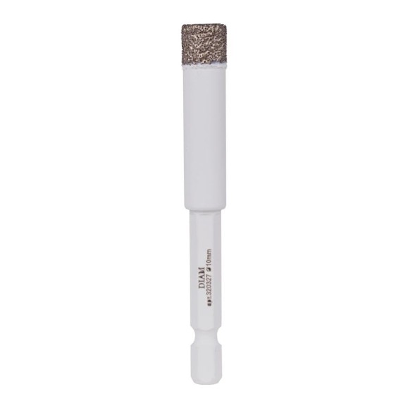 Сверло алмазное Diam 10x35x1/4-HEX-E "V-TECH" Вакуумная Технология серия Экстра (Керамогранит,гранит,мрамор) 320327 Сверло алмазное Diam 10x35x1/4-HEX-E "V-TECH" Вакуумная Технология серия Экстра (Керамогранит,гранит,мрамор) 320327