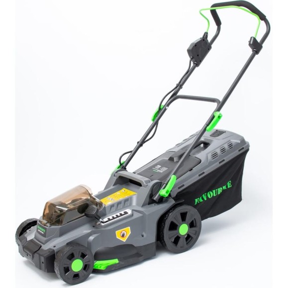 Газонокосилка аккумуляторная FAVOURITE OBS 21 WET PROF 21В+21В, 4Ач, бесщёт. 555021370