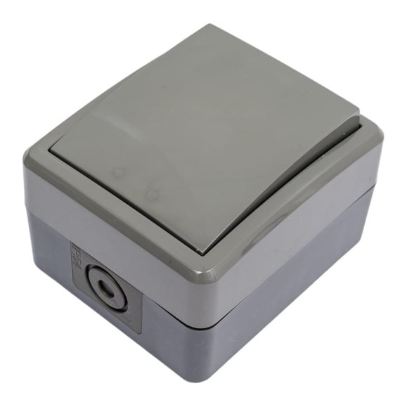 Переключатель ЭРА 11-1403-03 IP54, 10АХ-250В, ОУ, Эксперт, серый Б0020674 Переключатель ЭРА 11-1403-03 IP54, 10АХ-250В, ОУ, Эксперт, серый Б0020674