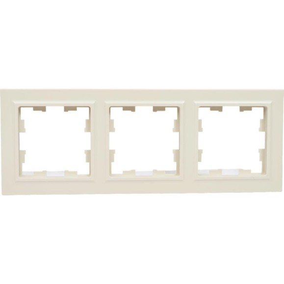 3-местная рамка IEK Brite ру-3-бркр бежевый BR-M32-K10 3-местная рамка IEK Brite ру-3-бркр бежевый BR-M32-K10