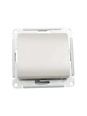 1-клавишный механизм переключателя Systeme Electric скрытой проводки Glossa 10А IP20 6 10AX платина GSL001261