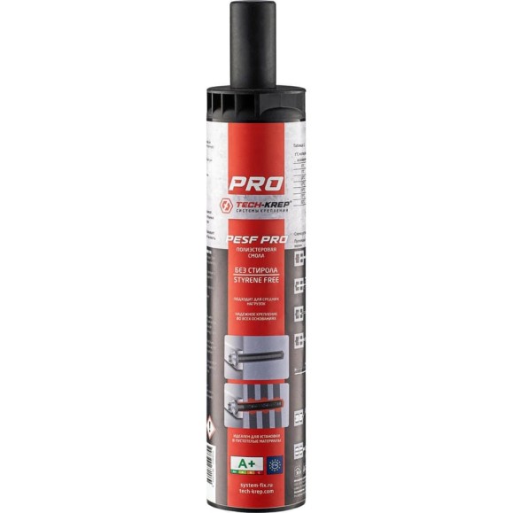 Химический анкер Tech-Krep PRO PESF PRO 300 мл + насадка 155887 Химический анкер Tech-Krep PRO PESF PRO 300 мл + насадка 155887