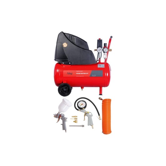 Компрессор FUBAG HOUSE MASTER KIT + 5 OL 195/24 + 5 предметов 646029 Компрессор FUBAG HOUSE MASTER KIT + 5 OL 195/24 + 5 предметов 646029
