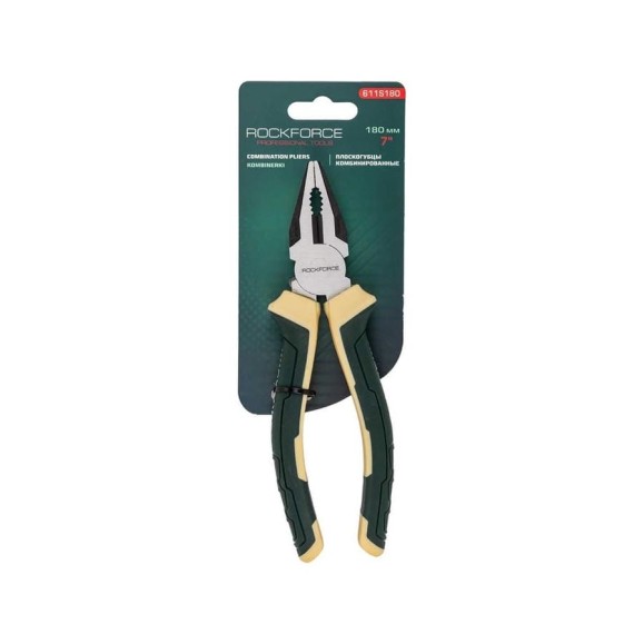 Плоскогубцы комбинированные Rockforce 180мм RF-611S180(58542) Плоскогубцы комбинированные Rockforce 180мм RF-611S180(58542)
