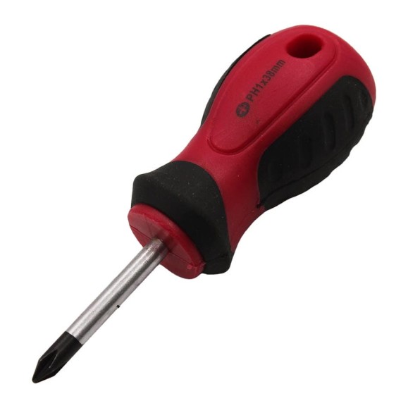 Крестовая отвертка REDMARK PH1х38 мм c двухкомпонентной рукояткой RM80742 Крестовая отвертка REDMARK PH1х38 мм c двухкомпонентной рукояткой RM80742