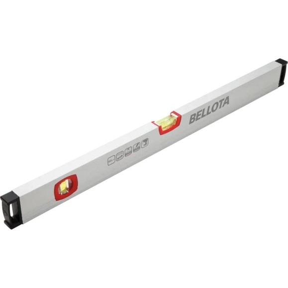 Уровень Bellota 100см 2х пузырьковый 0,5мм/м 50101-100 Уровень Bellota 100см 2х пузырьковый 0,5мм/м 50101-100