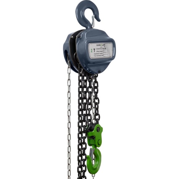 Ручная таль EURO-LIFT ТВ 2т, 12м 00000545