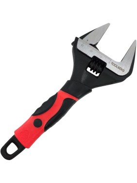 Разводной ключ Toolberg двухкомпонентная рукоятка, тонкие губки, 50 мм, 250 мм tools 3103033 ЛА-00002444 Разводной ключ Toolberg двухкомпонентная рукоятка, тонкие губки, 50 мм, 250 мм tools 3103033 ЛА-00002444