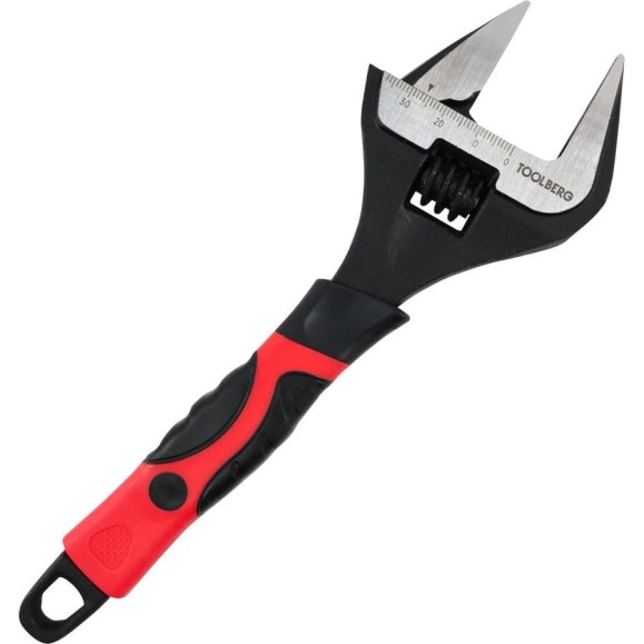 Разводной ключ Toolberg двухкомпонентная рукоятка, тонкие губки, 40 мм, 200 мм tools 3103032 ЛА-00002443 Разводной ключ Toolberg двухкомпонентная рукоятка, тонкие губки, 40 мм, 200 мм tools 3103032 ЛА-00002443