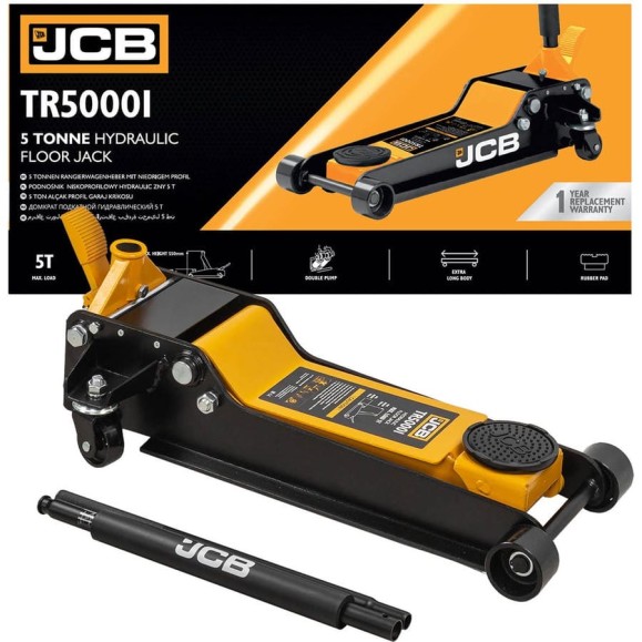 Домкрат подкатной JCB гидравлический 5т JCB-TR50001(58125) Домкрат подкатной JCB гидравлический 5т JCB-TR50001(58125)