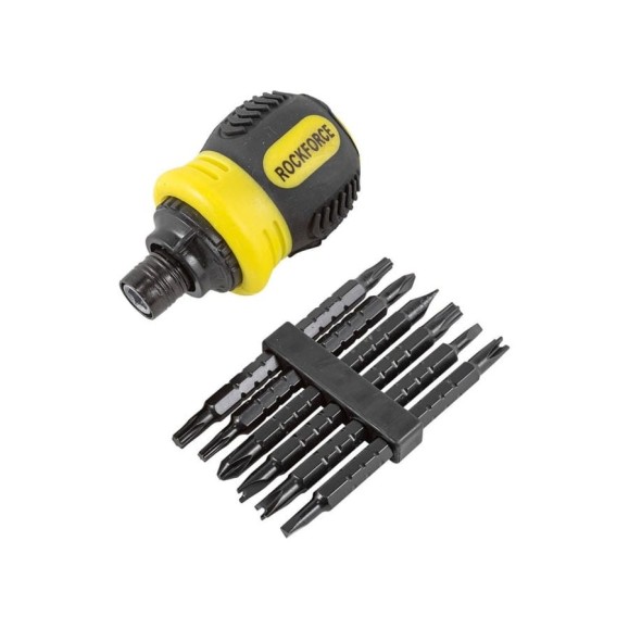 Отвертка Rockforce реверсивная с набором бит специальных,в блистере RF-32807MR(51771) Отвертка Rockforce реверсивная с набором бит специальных,в блистере RF-32807MR(51771)