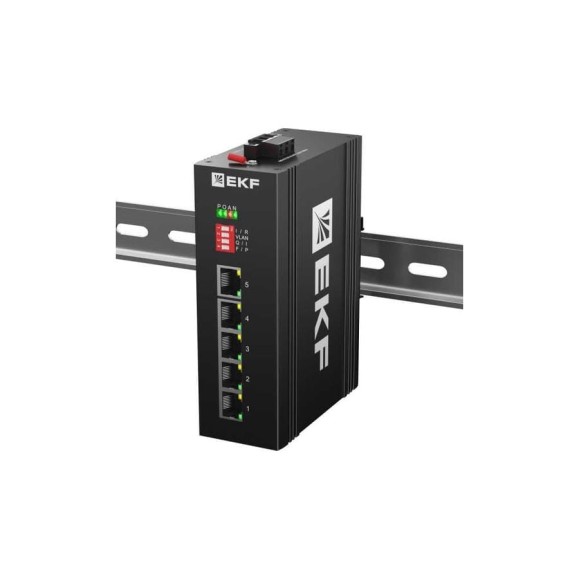 Промышленный неуправляемый коммутатор EKF U-5GT, 5 портов 10/100/1000Base-T(X) RJ45, монтаж на динрейку TSX TSX-U-5GT Промышленный неуправляемый коммутатор EKF U-5GT, 5 портов 10/100/1000Base-T(X) RJ45, монтаж на динрейку TSX TSX-U-5GT