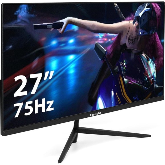 Монитор ExeGate безрамочный с аудио выходом 27SmartViewEZ2700AIPSLEDGradeA+, FHD, 1920x1080@75Гц, 16:9, 250cdm2, 1000:1, 178178, 5ms, D-Sub, HDMI1.4, Audio-out, FreeSync, Flic 296283 Монитор ExeGate безрамочный с аудио выходом 27SmartViewEZ2700AIPSLEDGradeA+, FHD, 1920x1080@75Гц, 16:9, 250cdm2, 1000:1, 178178, 5ms, D-Sub, HDMI1.4, Audio-out, FreeSync, Flic 296283