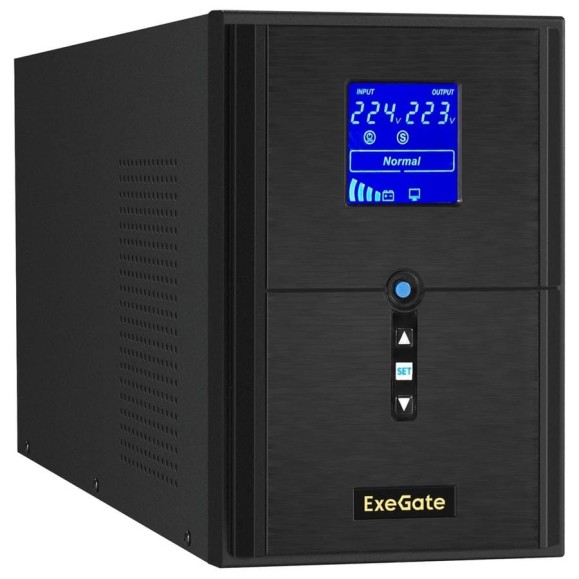 ИБП ExeGate инвертор, синус, для котла SineTower SZ-2000.LCD.AVR.3SH.1C13.USB 2000VA 1600W, чистая синусоида, LCD дисплей, AVR, 3*Schuko+1*C13, USB, линейно-инте 295989 ИБП ExeGate инвертор, синус, для котла SineTower SZ-2000.LCD.AVR.3SH.1C13.USB 2000VA 1600W, чистая синусоида, LCD дисплей, AVR, 3*Schuko+1*C13, USB, линейно-инте 295989