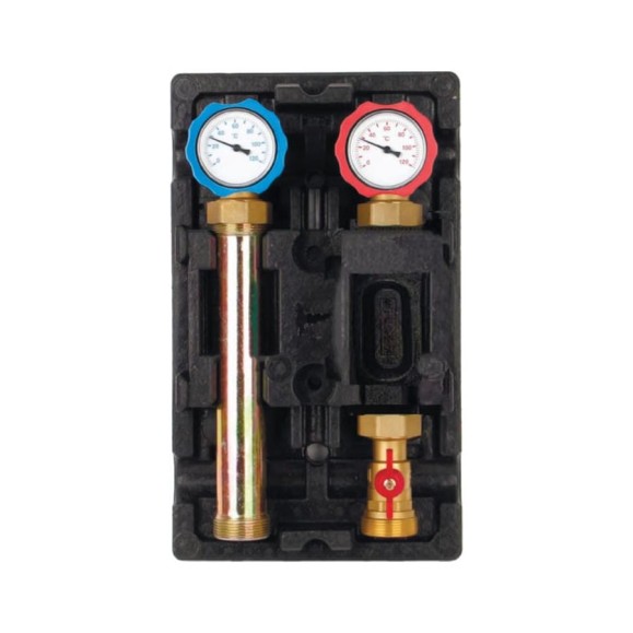 Насосная группа с прямым контуром ROMMER RDG-1001-002501 1 без насоса RG0092KUU96IEL Насосная группа с прямым контуром ROMMER RDG-1001-002501 1 без насоса RG0092KUU96IEL