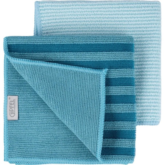 Набор салфеток GIPFEL CLEAN SERIES 2 шт., 30x30 см, для кухни, для ванной, 80% полиэстер, 20% полиамид 52417