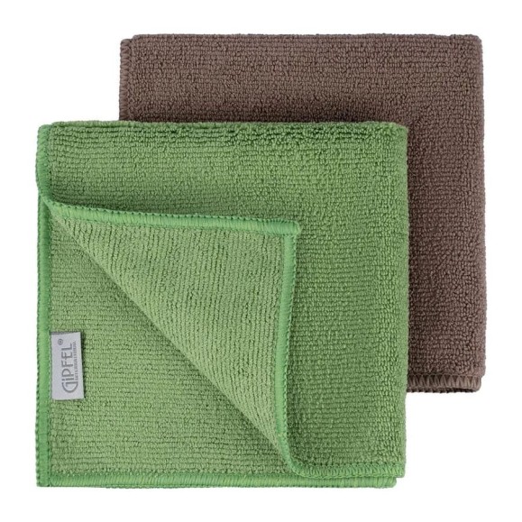 Набор салфеток GIPFEL CLEAN SERIES 2 шт., 30x30 см, универсальные, 80% полиэстер, 20% полиамид 52419
