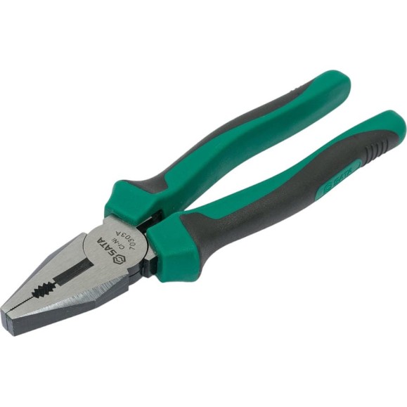 Плоскогубцы SATA 8", 200мм, комбинированные, CrNi +30% к прочности, 70303A Плоскогубцы SATA 8", 200мм, комбинированные, CrNi +30% к прочности, 70303A