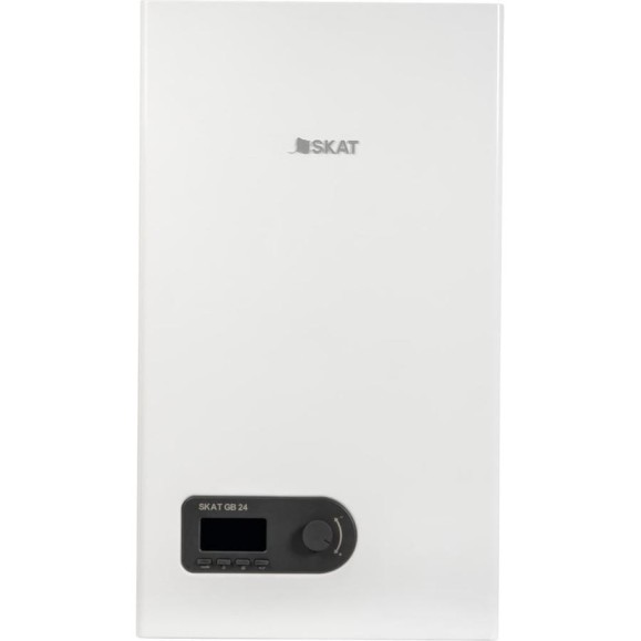 Газовый настенный котёл SKAT GB 24 + стабилизатор напряжения для котла Teplocom ST-555 + комнатный термостат 4299 Газовый настенный котёл SKAT GB 24 + стабилизатор напряжения для котла Teplocom ST-555 + комнатный термостат 4299