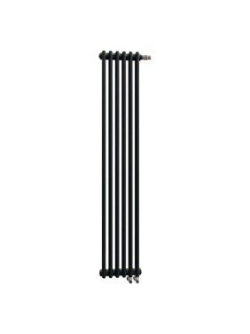 Радиатор 2-х трубный Zehnder Charleston Completto 1792x276x62 нижняя подводка V001 1/2 Ral 9217 Traffic Black matt CH 2180-06 V001 1/2 Ral 9217 Traffic Black (matt)