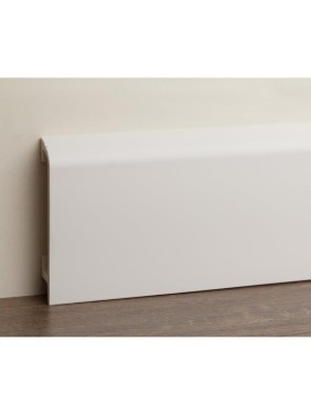 Плинтус UHD POLYMER 1 UHD 45/90 90x20x2000 9 Белый под покраску УТ000080891