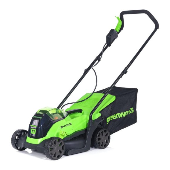 Газонокосилка аккумуляторная GreenWorks 24V, 33 см, бесщеточная, с 1хАКБ 2Ач c USB и ЗУ 2516107USB2 Газонокосилка аккумуляторная GreenWorks 24V, 33 см, бесщеточная, с 1хАКБ 2Ач c USB и ЗУ 2516107USB2