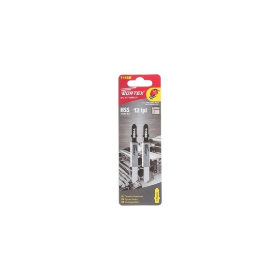 Пилка по металлу T118B 2 шт для лобзика WORTEX WJT118BA211