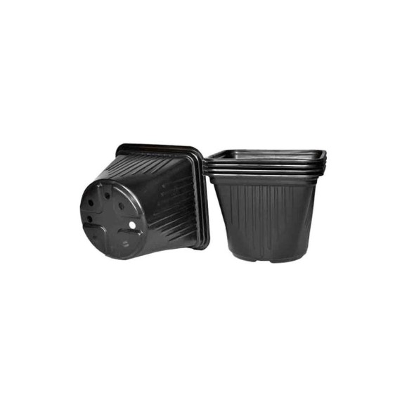 Горшок для рассады PERFECTO LINEA квадратный, 130x130x105 мм, черный, ГТ/13 Горшок для рассады PERFECTO LINEA квадратный, 130x130x105 мм, черный, ГТ/13
